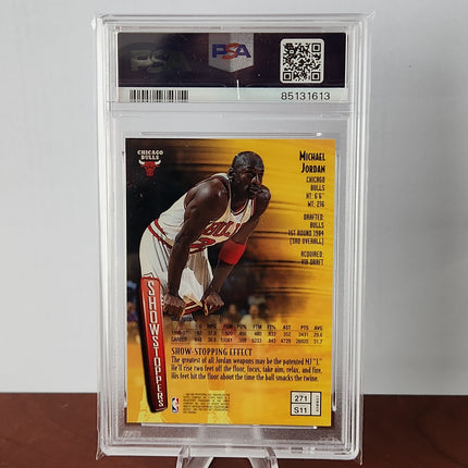 Michael Jordan 1997/98 Finest W/Coating Show Stoppers - #271**PSA NM-MT 8** - Premium  from 1of1 Collectables - Just $85! Shop now at 1of1 Collectables