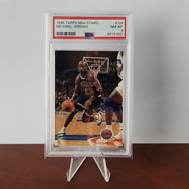 Michael Jordan 1996/97 Topps NBA Stars - #123 **PSA NM-MT 8** - Premium  from 1of1 Collectables - Just $85! Shop now at 1of1 Collectables