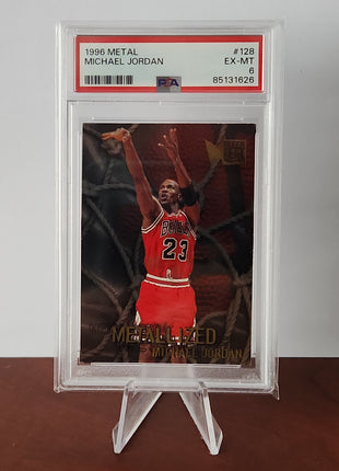 Michael Jordan 1996/97 Metals - #123 **PSA EX-MT 6** - Premium  from 1of1 Collectables - Just $85! Shop now at 1of1 Collectables