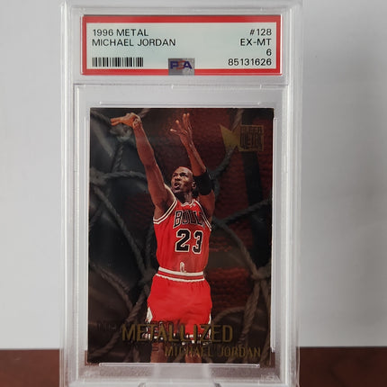 Michael Jordan 1996/97 Metals - #123 **PSA EX-MT 6** - Premium  from 1of1 Collectables - Just $85! Shop now at 1of1 Collectables