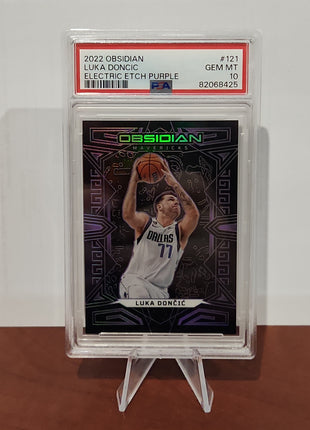 Luca Doncic 2022/23 Obsidian Electric Etch Purple **PSA GEM MINT 10** 82/99  **POP 7** - Premium  from 1of1 Collectables - Just $195! Shop now at 1of1 Collectables