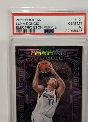 Luca Doncic 2022/23 Obsidian Electric Etch Purple **PSA GEM MINT 10** 82/99  **POP 7** - Premium  from 1of1 Collectables - Just $195! Shop now at 1of1 Collectables