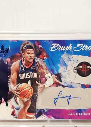 Jalen Green 2022/23 Court Kings Brush Strokes Sapphire Auto **PSA MINT 9** 12/25  **POP 7** - Premium  from 1of1 Collectables - Just $190! Shop now at 1of1 Collectables