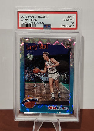 Larry Bird 2019/20 Hoops Teal Explosion #289 **PSA GEM MINT 10** **POP 2** - Premium  from 1of1 Collectables - Just $249! Shop now at 1of1 Collectables