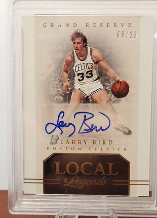 Larry Bird 2016/17 Grand Reserve Local Legends Auto **PSA NM-MT 8** POP 1 - Premium  from 1of1 Collectables - Just $495! Shop now at 1of1 Collectables