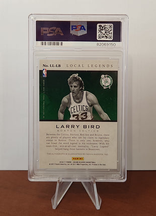 Larry Bird 2016/17 Grand Reserve Local Legends Auto **PSA NM-MT 8** POP 1 - Premium  from 1of1 Collectables - Just $495! Shop now at 1of1 Collectables