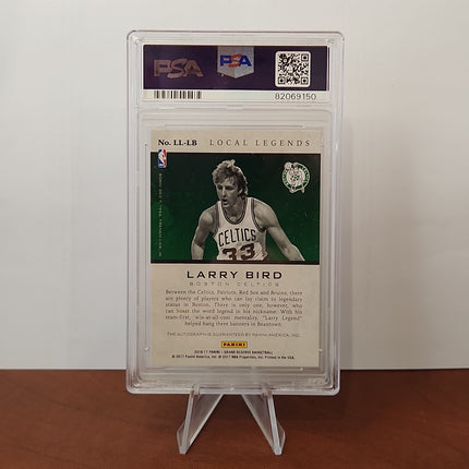 Larry Bird 2016/17 Grand Reserve Local Legends Auto **PSA NM-MT 8** POP 1 - Premium  from 1of1 Collectables - Just $495! Shop now at 1of1 Collectables