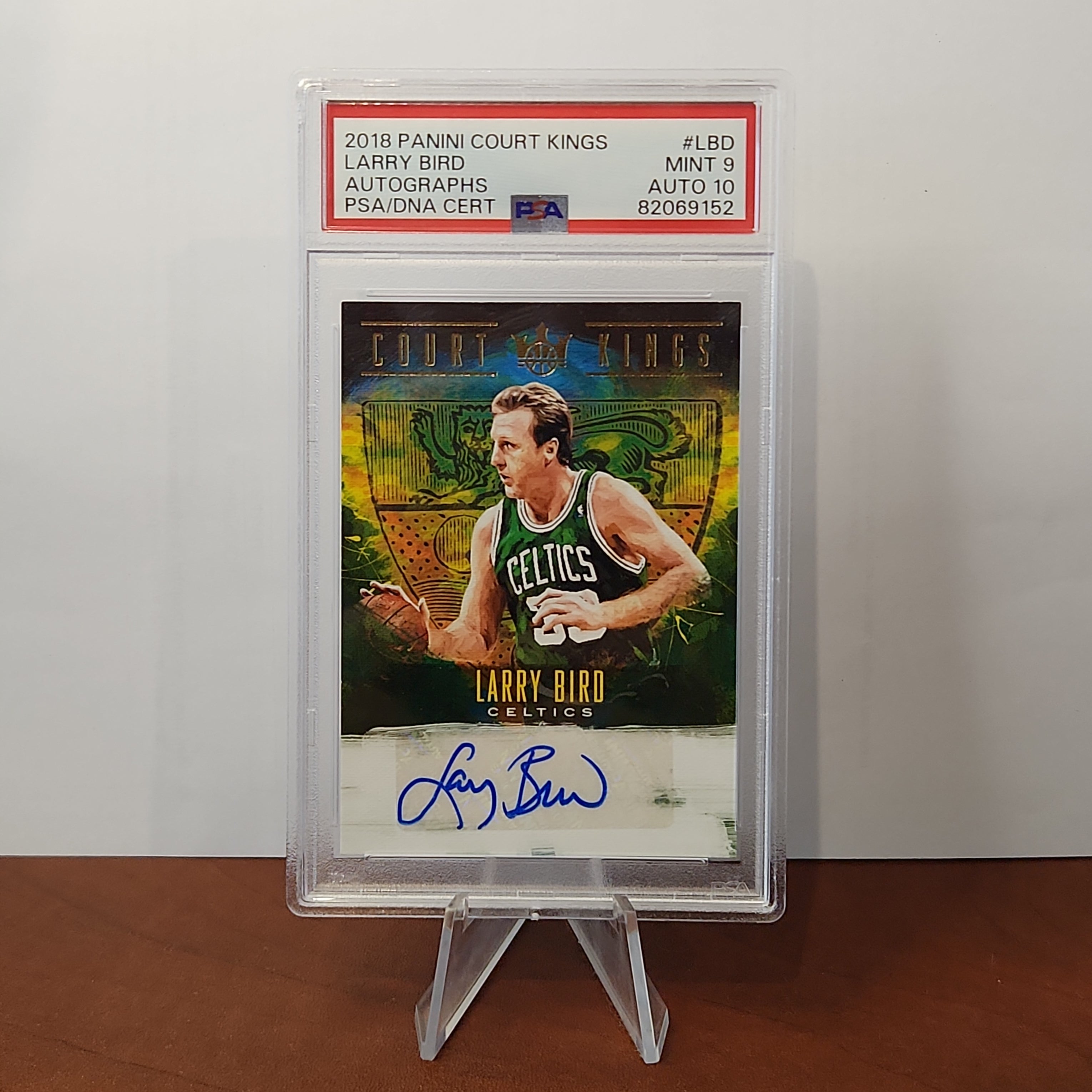 Larry Bird 2018/19 Court Kings Autographs **PSA Mint 9** POP 1 - 24/25 - Premium  from 1of1 Collectables - Just $395! Shop now at 1of1 Collectables