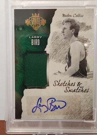 Larry Bird 2016/17 Court Kings Sketches/Swatches **PSA NM-MT 8** POP 1 - 14/60 - Premium  from 1of1 Collectables - Just $395! Shop now at 1of1 Collectables