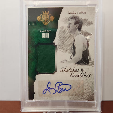 Larry Bird 2016/17 Court Kings Sketches/Swatches **PSA NM-MT 8** POP 1 - 14/60 - Premium  from 1of1 Collectables - Just $395! Shop now at 1of1 Collectables