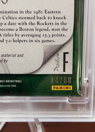 Larry Bird 2016/17 Court Kings Sketches/Swatches **PSA NM-MT 8** POP 1 - 14/60 - Premium  from 1of1 Collectables - Just $395! Shop now at 1of1 Collectables