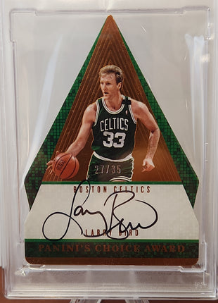 Larry Bird 2016/17 Panini Preferred Choice Auto - #189 **PSA NM-MT 8** POP 1 - 27/35 - Premium  from 1of1 Collectables - Just $495! Shop now at 1of1 Collectables