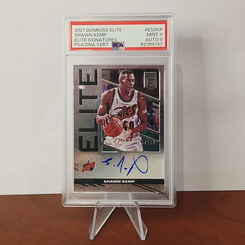 Shawn Kemp 2021/22 Donruss Elite - Elite Signatures  **PSA Mint 9** POP 1 - 105/149 - Premium  from 1of1 Collectables - Just $159! Shop now at 1of1 Collectables