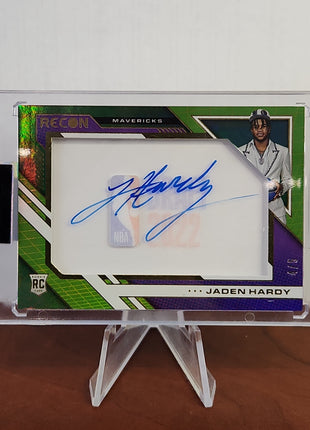 Jaden Hardy 2022/23 Recon Draft Night Acetate Signatures **4/5** - Premium  from 1of1 Collectables - Just $695! Shop now at 1of1 Collectables