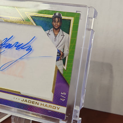 Jaden Hardy 2022/23 Recon Draft Night Acetate Signatures **4/5** - Premium  from 1of1 Collectables - Just $695! Shop now at 1of1 Collectables