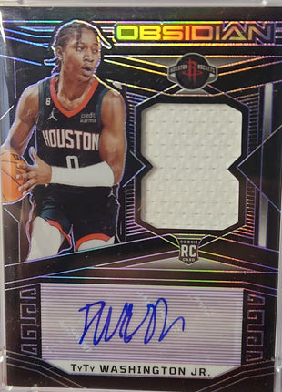 TyTy Washington Jr 2022/23 Obsidian Jersey Auto-E/E Purple **35/75**  **PSA MINT 9** POP 1 - Premium  from 1of1 Collectables - Just $249! Shop now at 1of1 Collectables