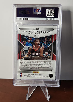 TyTy Washington Jr 2022/23 Obsidian Jersey Auto-E/E Purple **35/75**  **PSA MINT 9** POP 1 - Premium  from 1of1 Collectables - Just $249! Shop now at 1of1 Collectables