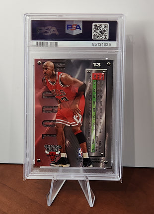 Michael Jordan 1995/96 Metal #13 - **PSA NM-MT 8** - Premium  from 1of1 Collectables - Just $95! Shop now at 1of1 Collectables