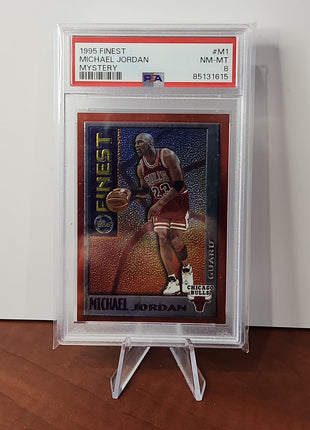 Michael Jordan 1995/96 Finest Mystery - **PSA NM-MT 8** - Premium  from 1of1 Collectables - Just $95! Shop now at 1of1 Collectables