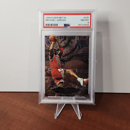 Michael Jordan 1996/97 Fleer Metal #241 - **PSA NM-MT 8** - Premium  from 1of1 Collectables - Just $149! Shop now at 1of1 Collectables