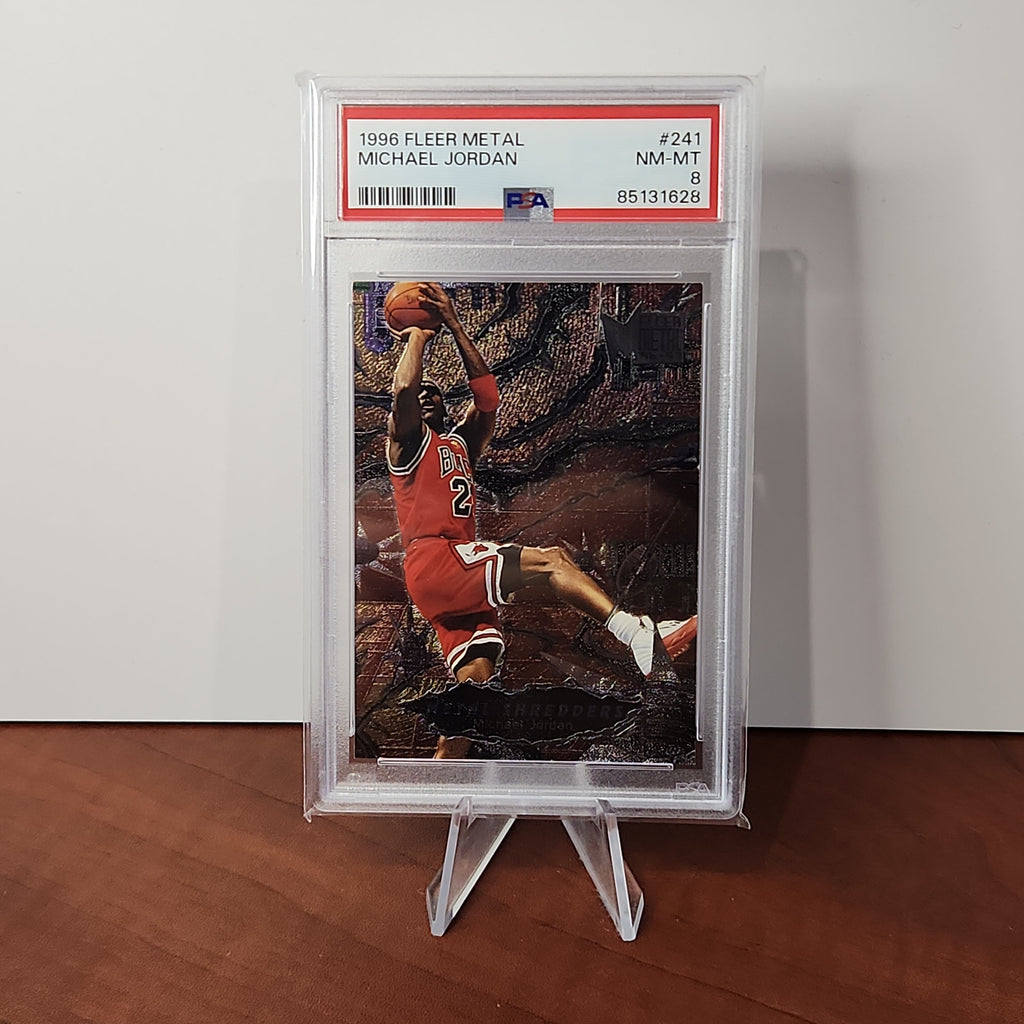 Michael Jordan 1996/97 Fleer Metal #241 - **PSA NM-MT 8** - Premium  from 1of1 Collectables - Just $149! Shop now at 1of1 Collectables