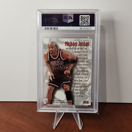 Michael Jordan 1995/96 Fleer Metal #212 - **PSA MINT 9** - Premium  from 1of1 Collectables - Just $95! Shop now at 1of1 Collectables