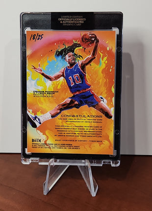 Dennis Rodman 2023/24 Tyson Beck Motor City Autograph **ON CARD 18/25** - Premium  from 1of1 Collectables - Just $650! Shop now at 1of1 Collectables