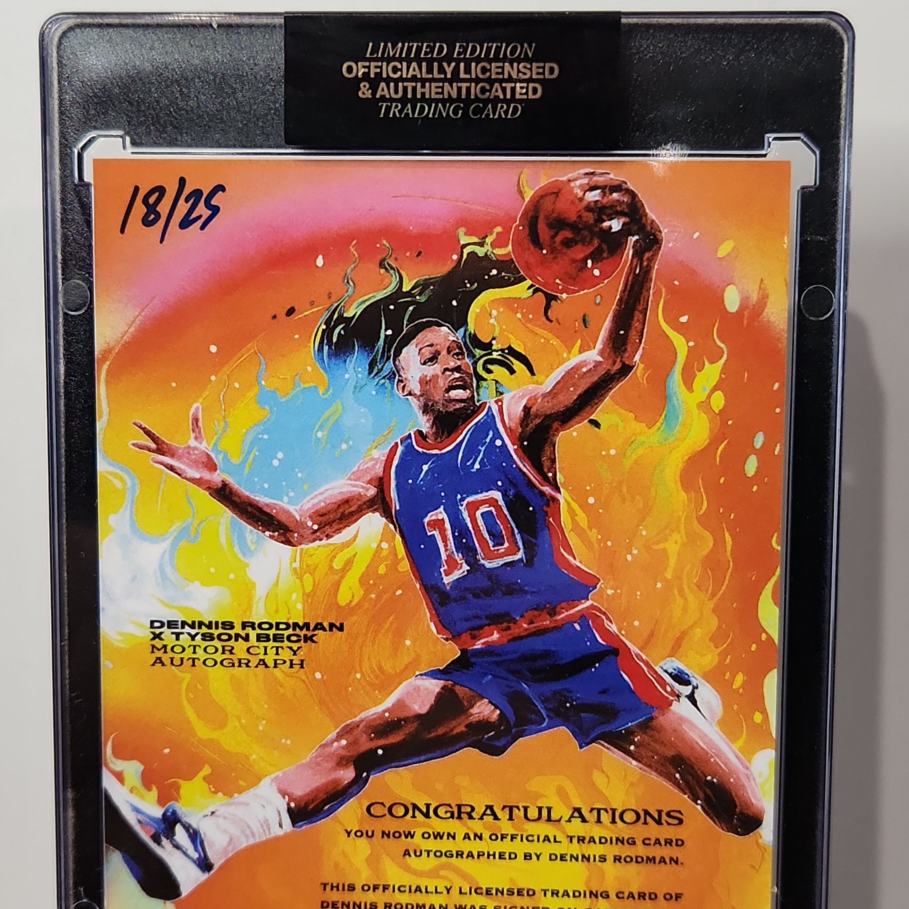 Dennis Rodman 2023/24 Tyson Beck Motor City Autograph **ON CARD 18/25** - Premium  from 1of1 Collectables - Just $650! Shop now at 1of1 Collectables