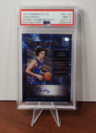 Josh Giddey 2021/22 Donruss Rookie Yearbook Auto **PSA MINT 9** - Premium  from 1of1 Collectables - Just $365! Shop now at 1of1 Collectables