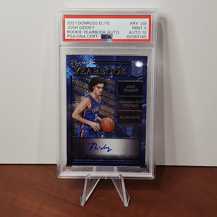 Josh Giddey 2021/22 Donruss Rookie Yearbook Auto **PSA MINT 9** - Premium  from 1of1 Collectables - Just $365! Shop now at 1of1 Collectables