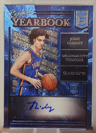 Josh Giddey 2021/22 Donruss Rookie Yearbook Auto **PSA MINT 9** - Premium  from 1of1 Collectables - Just $365! Shop now at 1of1 Collectables