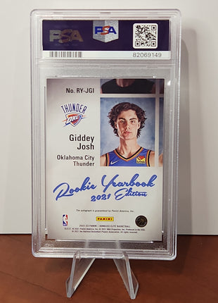 Josh Giddey 2021/22 Donruss Rookie Yearbook Auto **PSA MINT 9** - Premium  from 1of1 Collectables - Just $365! Shop now at 1of1 Collectables