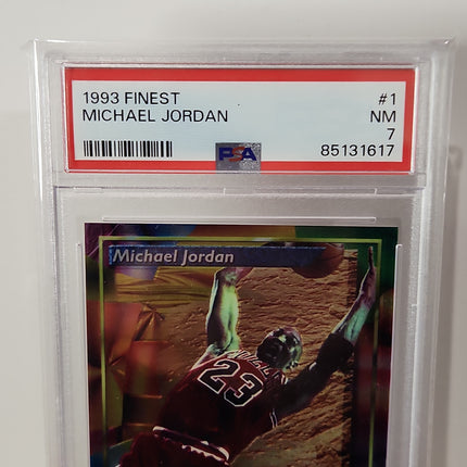 Michael Jordan 1993/94 Topps Finest #1 **PSA NM 7** - Premium  from 1of1 Collectables - Just $125! Shop now at 1of1 Collectables