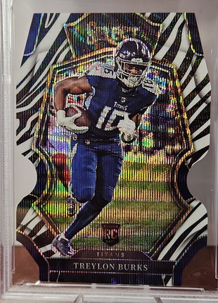 Treylon Burks 2022/23 Select Die-Cut Zebra Prizm **PSA GEM MINT 10** - Premium  from 1of1 Collectables - Just $249! Shop now at 1of1 Collectables