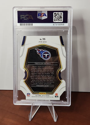 Treylon Burks 2022/23 Select Die-Cut Zebra Prizm **PSA GEM MINT 10** - Premium  from 1of1 Collectables - Just $249! Shop now at 1of1 Collectables