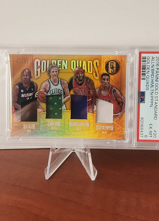 Pippen, Allen, Bird, Hamilton 2016/17 Gold Standard Golden Quads #20 *PSA EX-MT 6** - Premium  from 1of1 Collectables - Just $290! Shop now at 1of1 Collectables