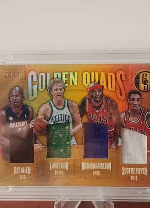 Pippen, Allen, Bird, Hamilton 2016/17 Gold Standard Golden Quads #20 *PSA EX-MT 6** - Premium  from 1of1 Collectables - Just $290! Shop now at 1of1 Collectables