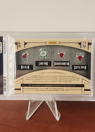 Pippen, Allen, Bird, Hamilton 2016/17 Gold Standard Golden Quads #20 *PSA EX-MT 6** - Premium  from 1of1 Collectables - Just $290! Shop now at 1of1 Collectables