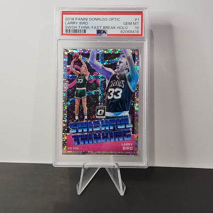 Larry Bird 2018/19 Donruss Swishful Thinking Holo **PSA GEM MINT 10** - Premium  from 1of1 Collectables - Just $295! Shop now at 1of1 Collectables