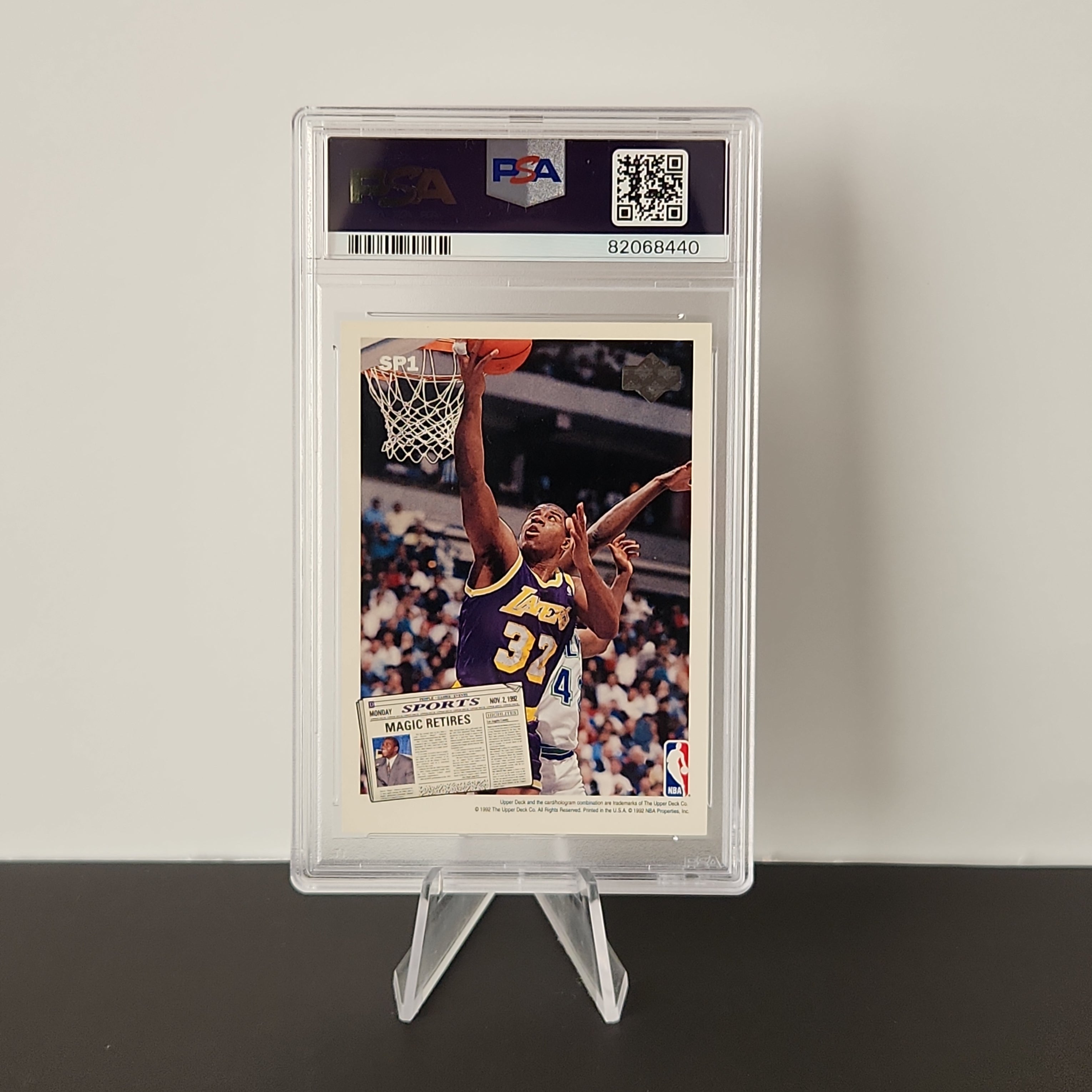 Larry Bird 1992/93 Upper Deck Retire **PSA MINT 9** - Premium  from 1of1 Collectables - Just $120! Shop now at 1of1 Collectables