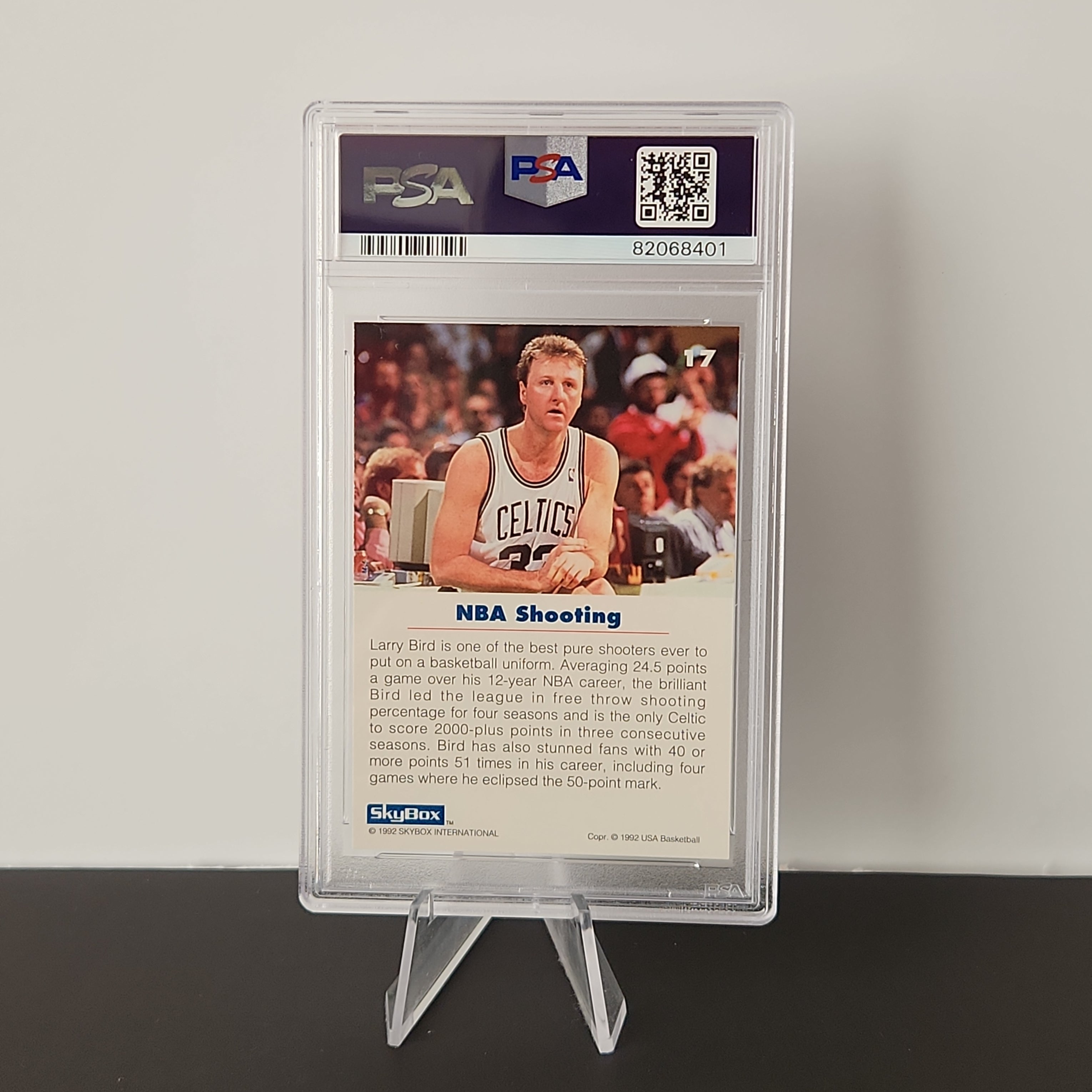 Larry Bird 1992/93 Skybox USA Basketball **PSA MINT 9** - Premium  from 1of1 Collectables - Just $112! Shop now at 1of1 Collectables