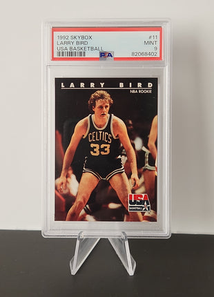 Larry Bird 1992/93 Skybox USA Basketball #11 **PSA MINT 9** - Premium  from 1of1 Collectables - Just $112! Shop now at 1of1 Collectables