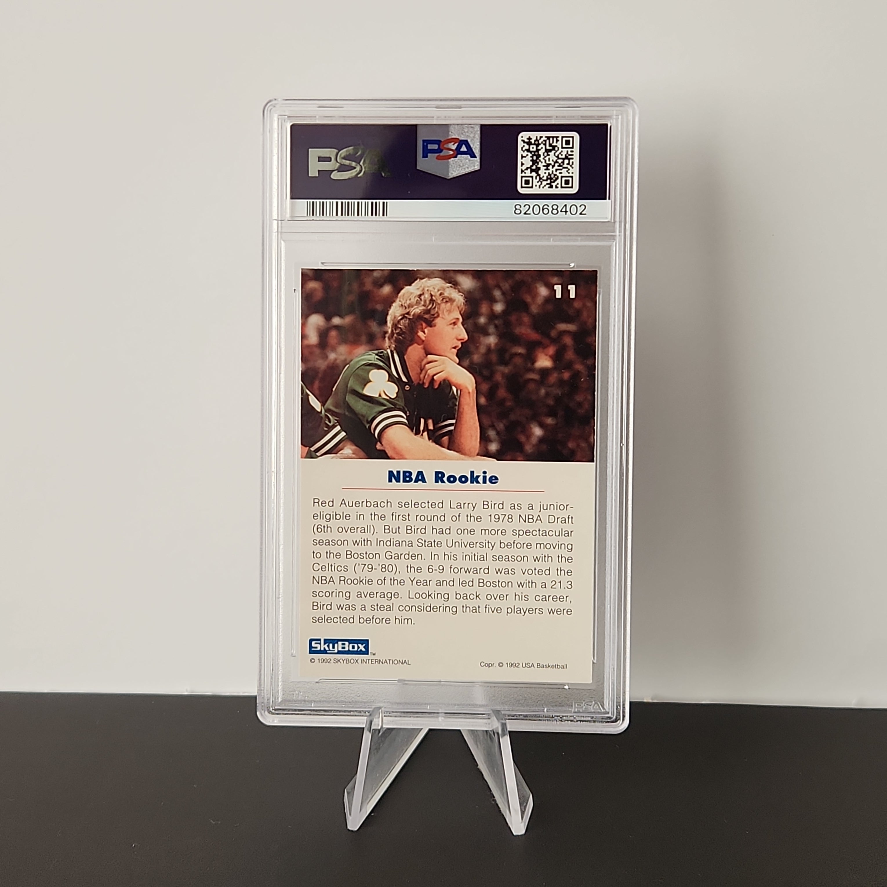 Larry Bird 1992/93 Skybox USA Basketball #11 **PSA MINT 9** - Premium  from 1of1 Collectables - Just $112! Shop now at 1of1 Collectables