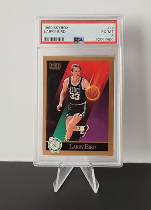 Larry Bird 1990/91 Skybox #14 **PSA EX-MT 6** - Premium  from 1of1 Collectables - Just $75! Shop now at 1of1 Collectables