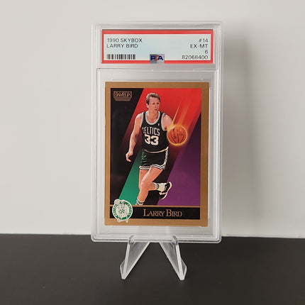 Larry Bird 1990/91 Skybox #14 **PSA EX-MT 6** - Premium  from 1of1 Collectables - Just $75! Shop now at 1of1 Collectables