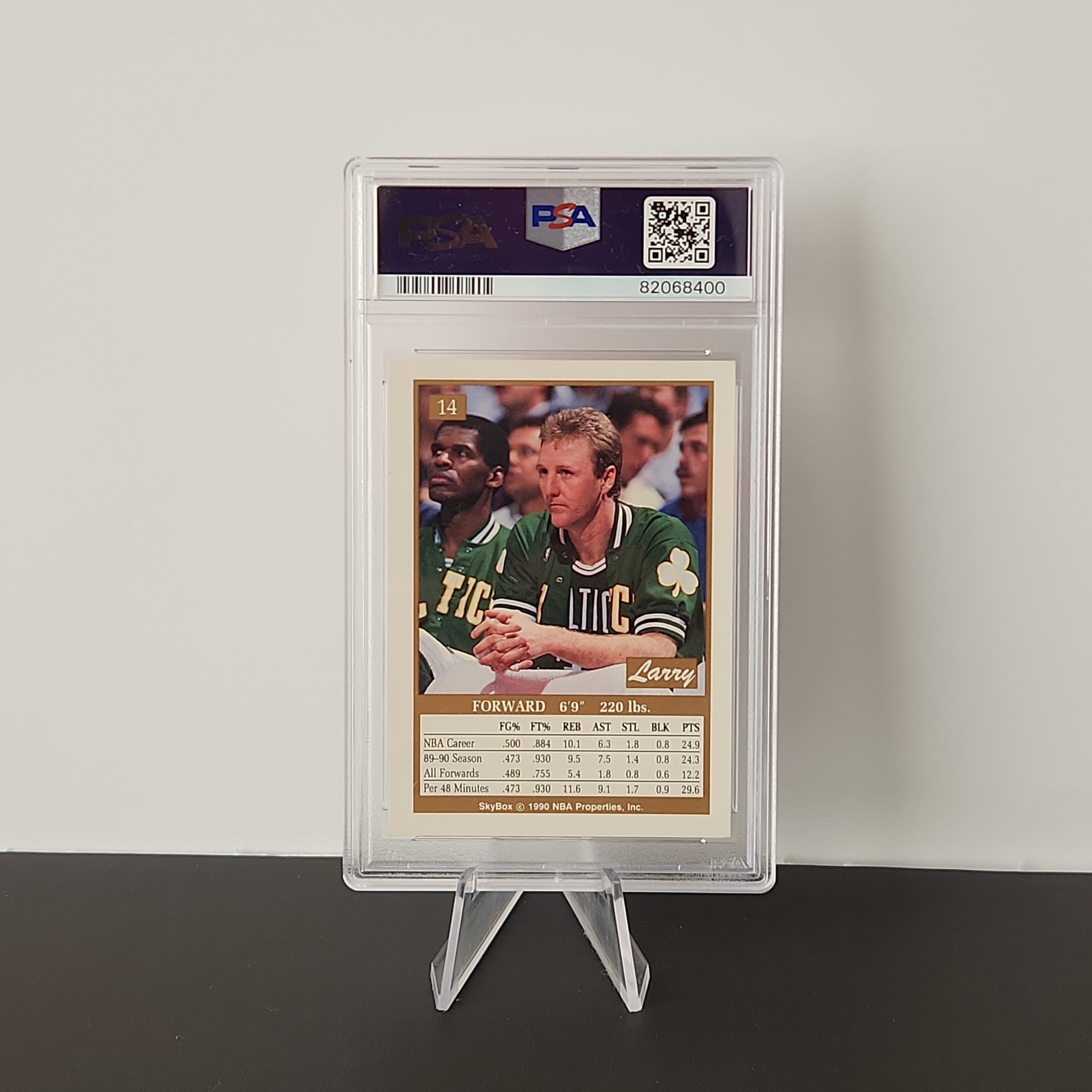Larry Bird 1990/91 Skybox #14 **PSA EX-MT 6** - Premium  from 1of1 Collectables - Just $75! Shop now at 1of1 Collectables