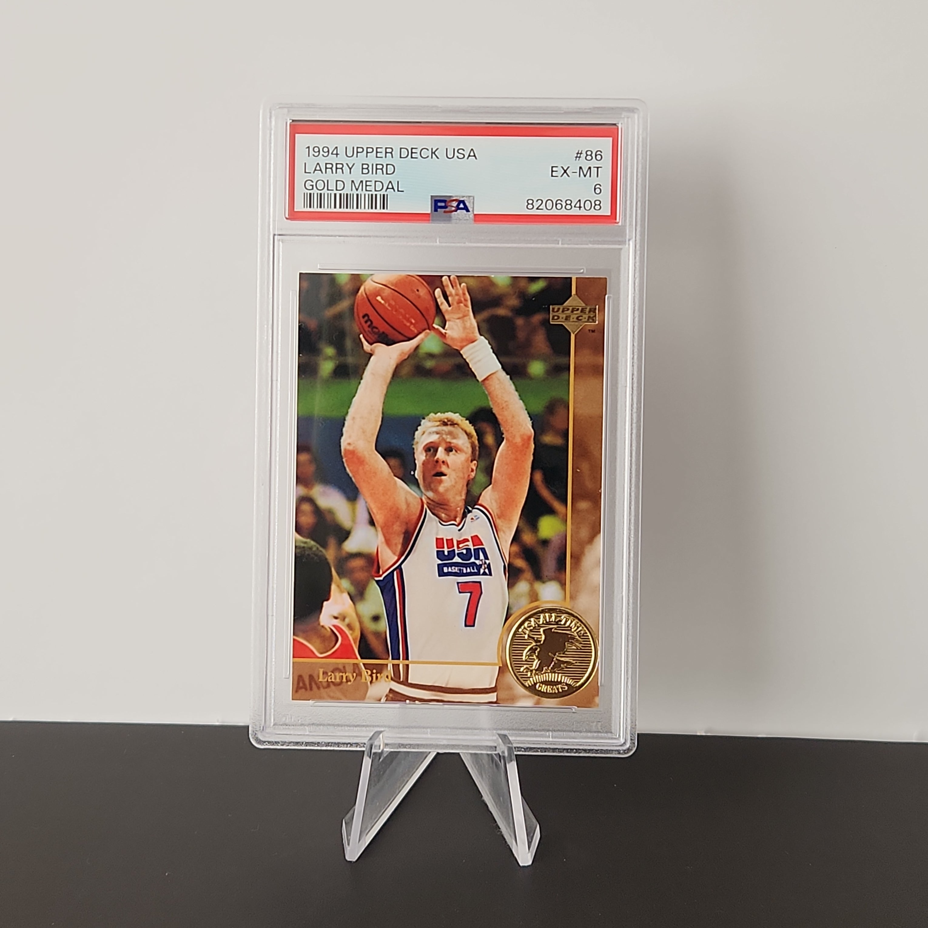 Larry Bird 1994/95 Upper Deck Gold Medal **PSA EX-MT 6** - Premium  from 1of1 Collectables - Just $75! Shop now at 1of1 Collectables