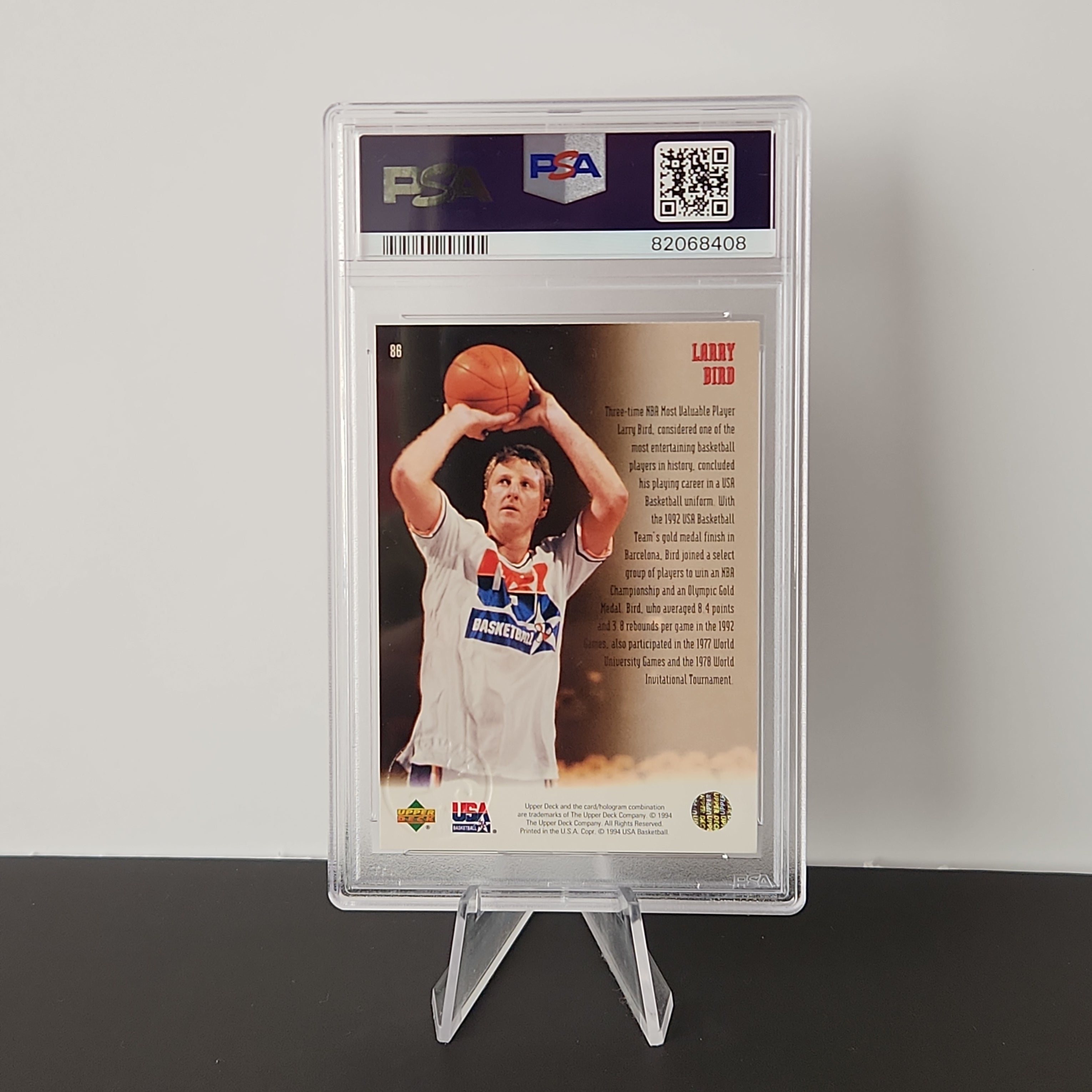Larry Bird 1994/95 Upper Deck Gold Medal **PSA EX-MT 6** - Premium  from 1of1 Collectables - Just $75! Shop now at 1of1 Collectables