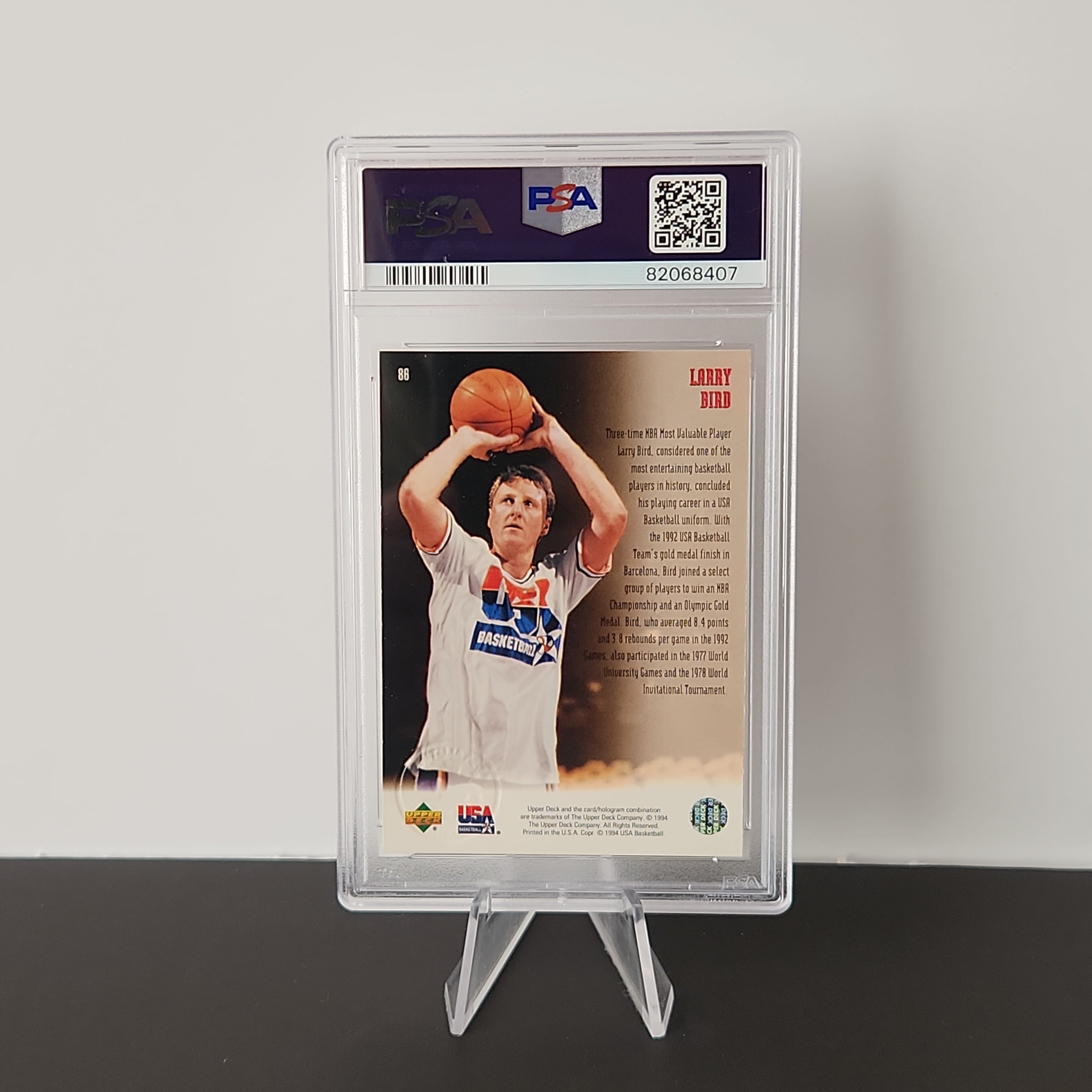 Larry Bird 1994/95 Upper Deck Gold Medal **PSA MINT 9** - Premium  from 1of1 Collectables - Just $135! Shop now at 1of1 Collectables