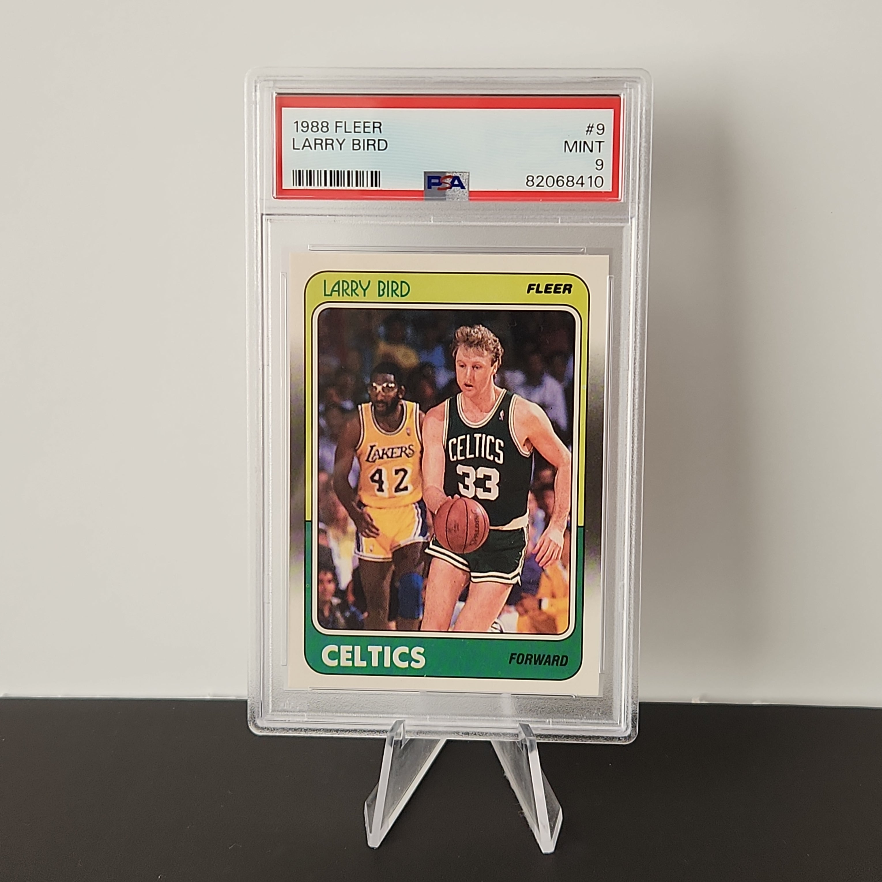 Larry Bird 1988 Fleer #9 **PSA MINT 9** - Premium  from 1of1 Collectables - Just $112! Shop now at 1of1 Collectables